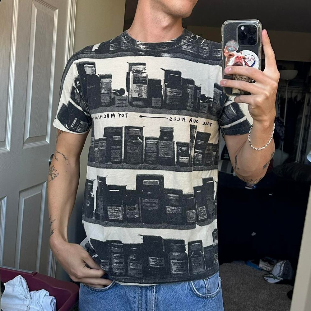 Vintage Rare 2000s Toy Machine Skate Skateboards Skate Shirt